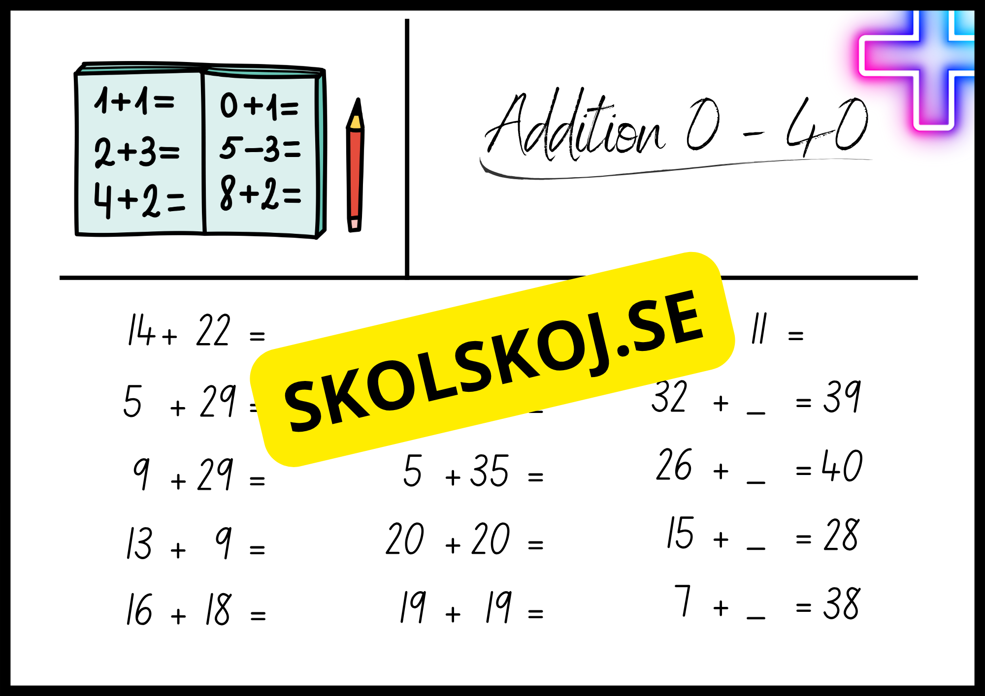 Addition 0 - 50