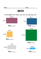 Area - Geometri - Årskurs 5 - 6