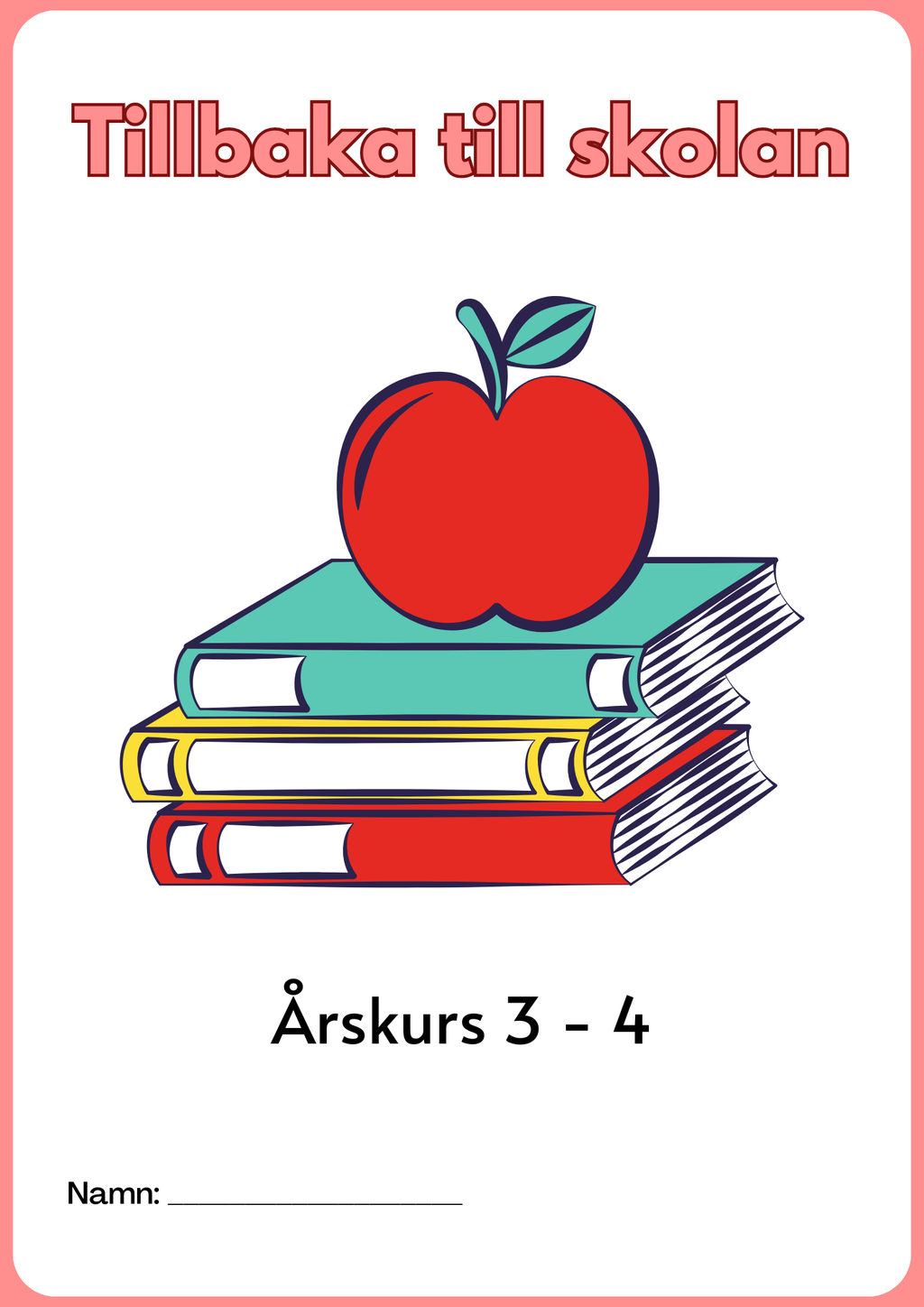 Tillbaka till skolan åk 3 - 4 - (Jullov)