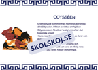 Klassisk mytologi - Vanliga litterära hänsyftningar + Frågor