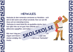 Klassisk mytologi - Vanliga litterära hänsyftningar + Frågor