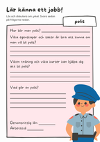Lär känna ett jobb - Häfte