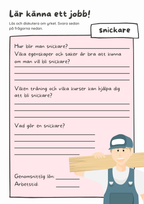 Lär känna ett jobb - Häfte