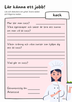 Lär känna ett jobb - Häfte