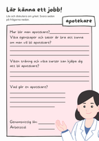 Lär känna ett jobb - Häfte