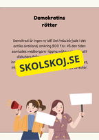 Vad är demokrati? - Läsförståelse + frågor