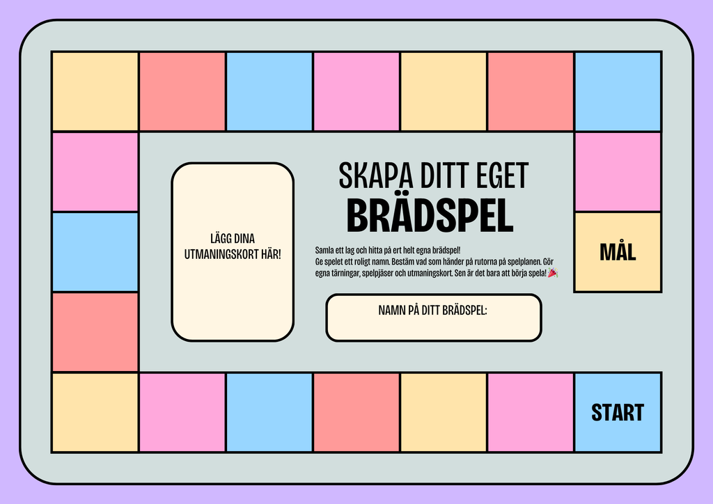 Skapa ditt eget brädspel