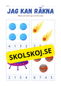 Jag kan räkna – Tema rymden