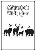 Målarbok - Vilda djur