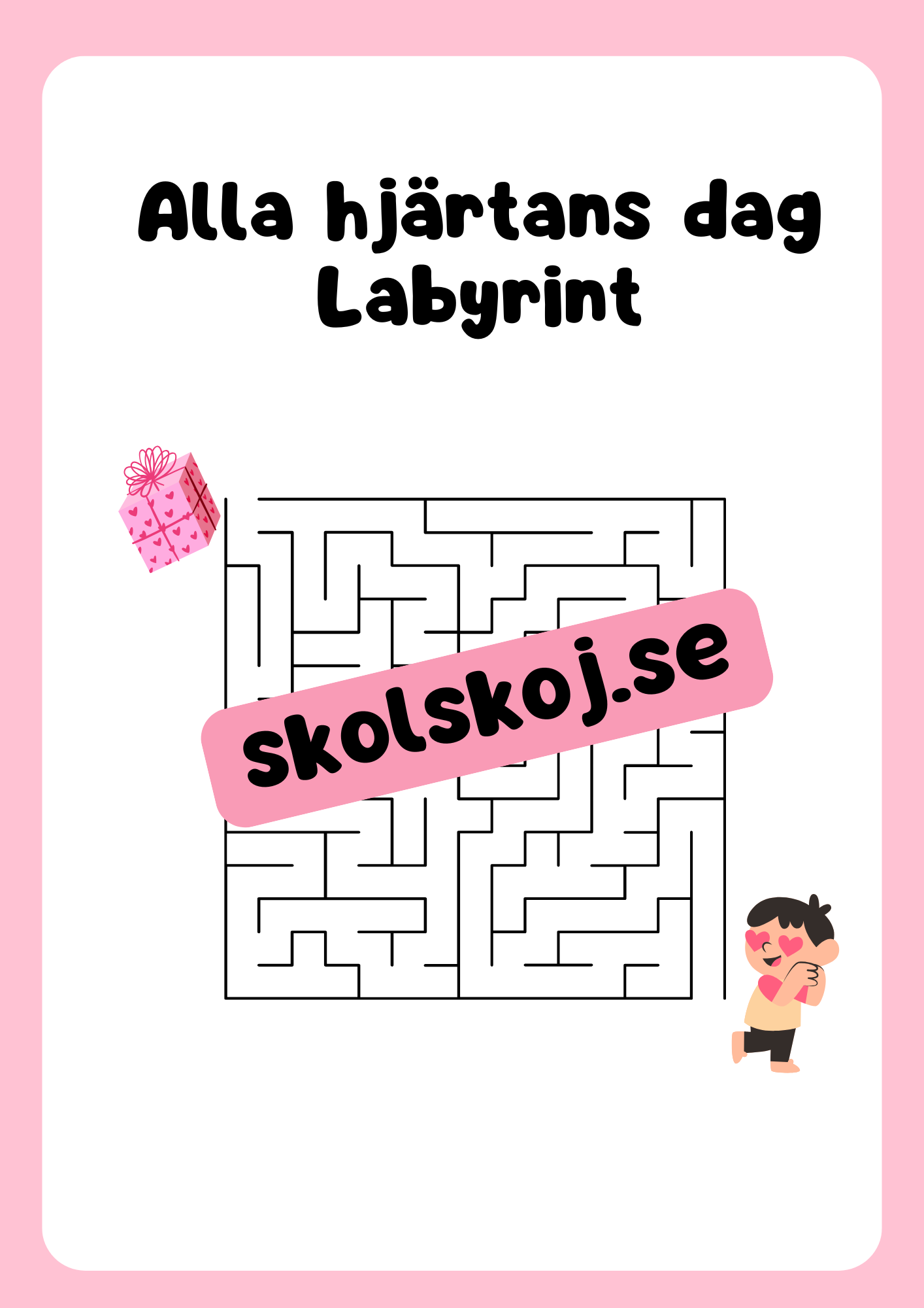 Alla hjärtans dag - Blandade uppgifter