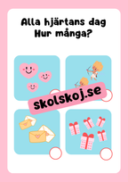 Alla hjärtans dag - Blandade uppgifter