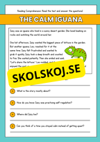 Reading Comprehension - Engelska - 13 texter