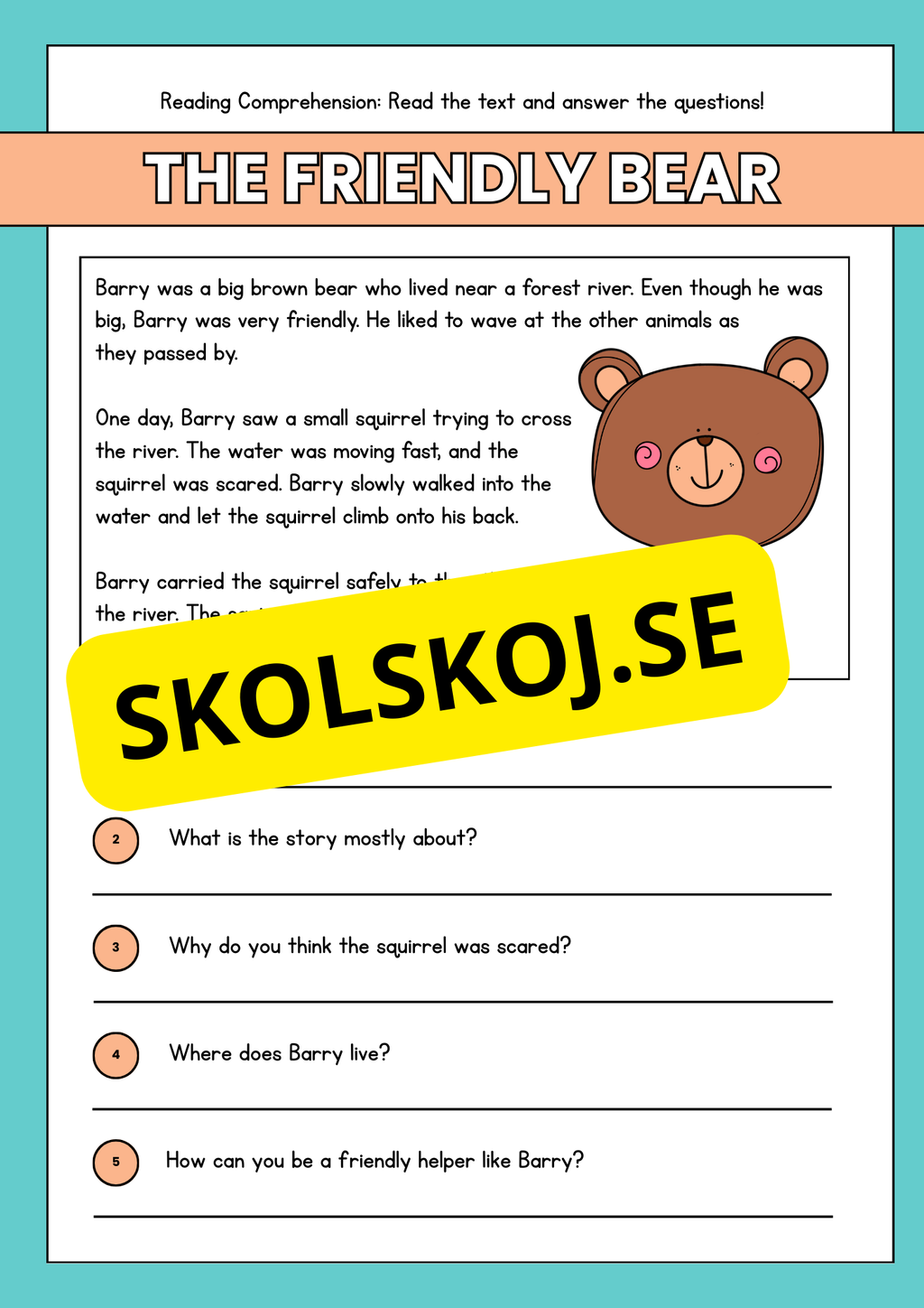 Reading Comprehension - Engelska - 13 texter