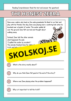 Reading Comprehension - Engelska - 13 texter
