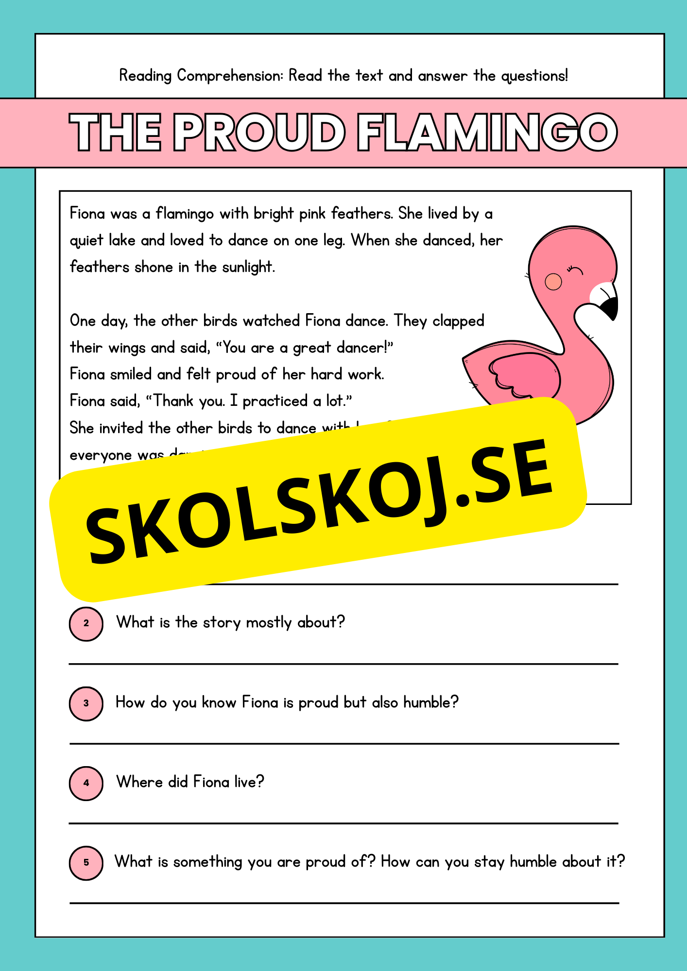 Reading Comprehension - Engelska - 13 texter