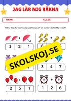 Jag lär mig räkna - Häfte