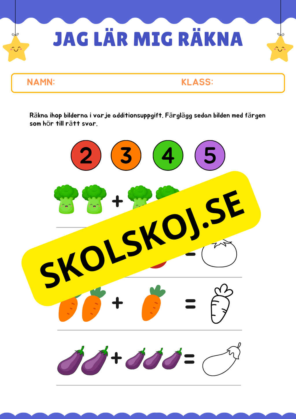 Jag lär mig räkna - Häfte