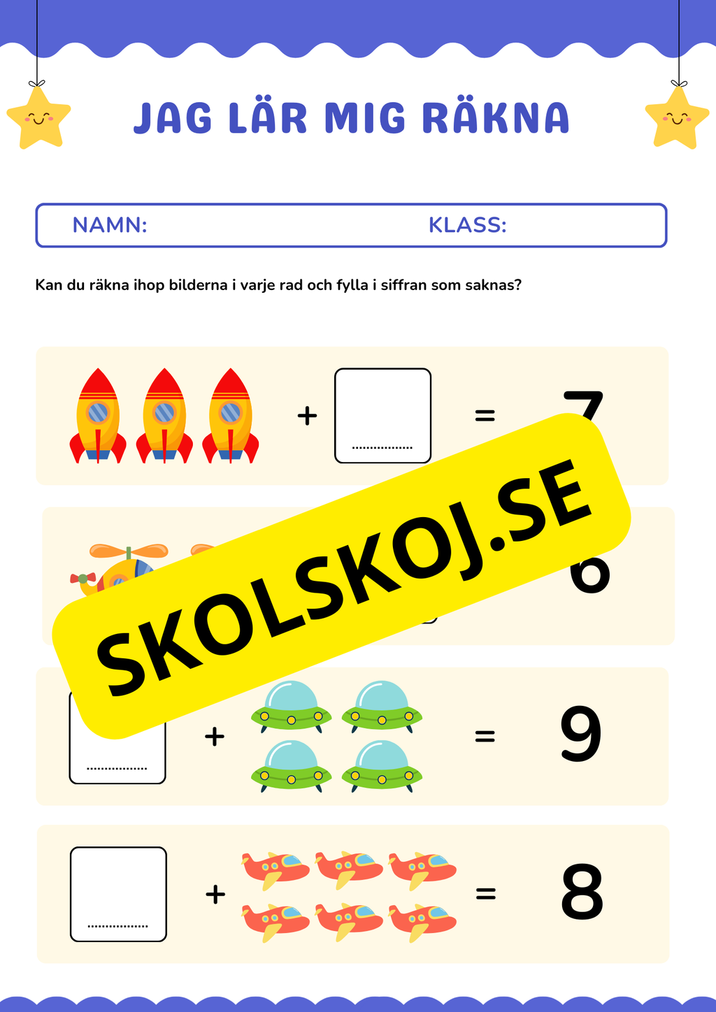 Jag lär mig räkna - Häfte