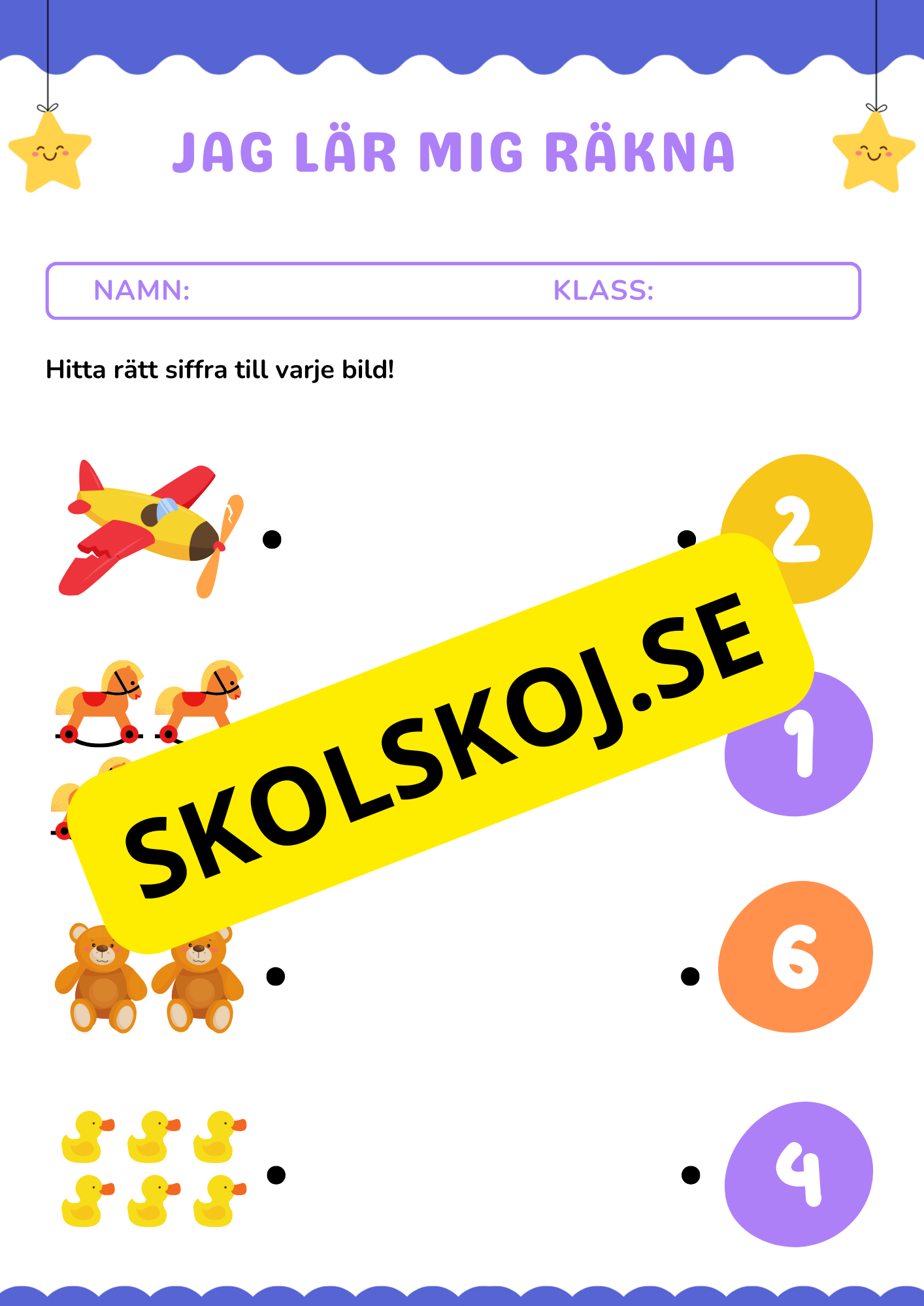 Jag lär mig räkna - Häfte