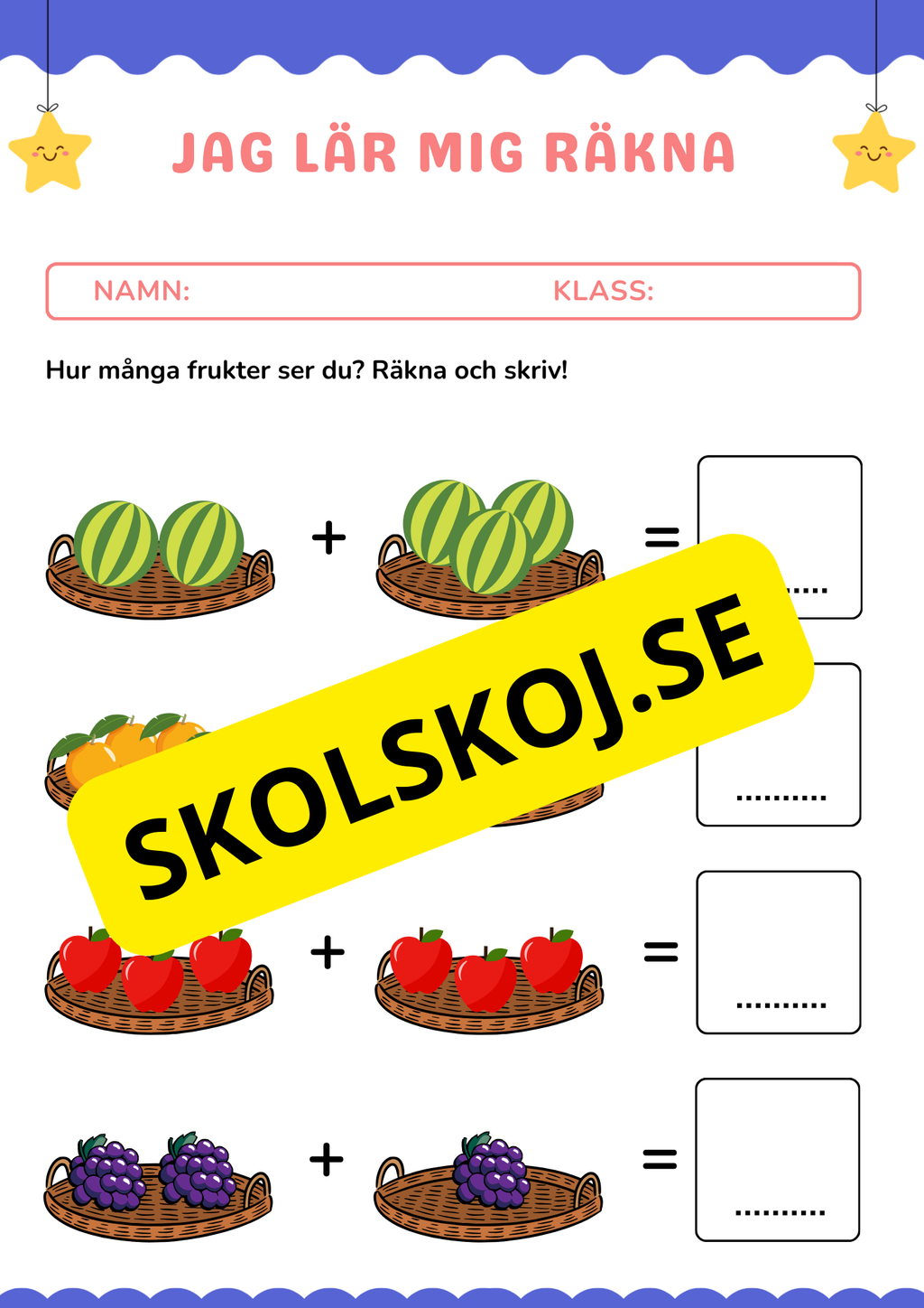 Jag lär mig räkna - Häfte