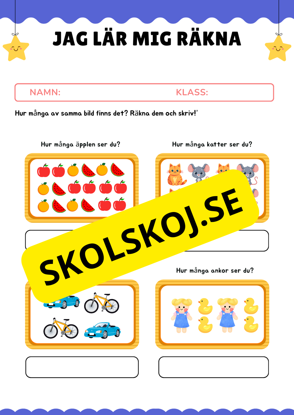 Jag lär mig räkna - Häfte