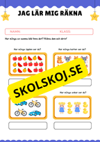 Jag lär mig räkna - Häfte