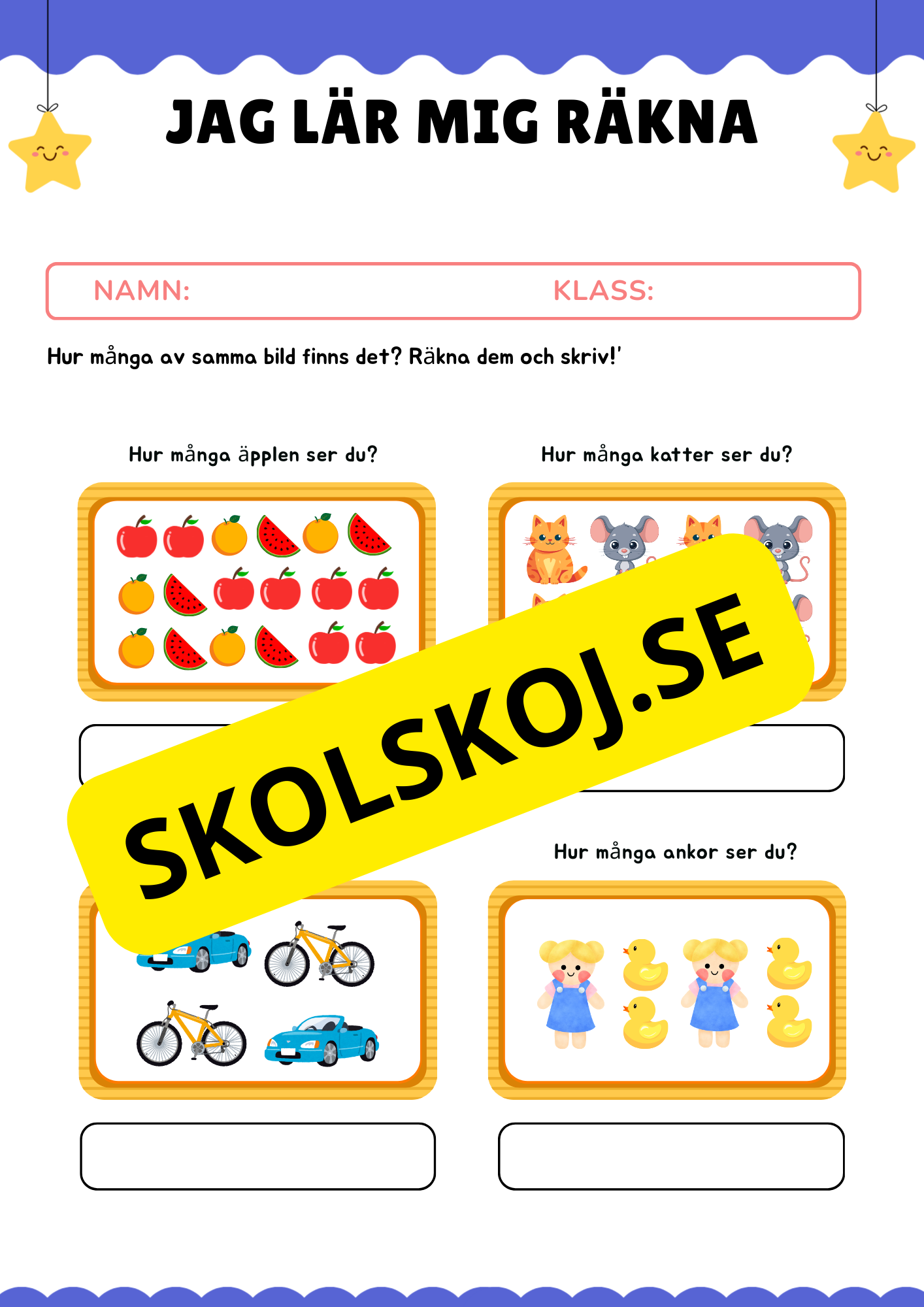 Jag lär mig räkna - Häfte