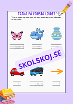 Träna på första ljudet