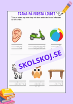 Träna på första ljudet