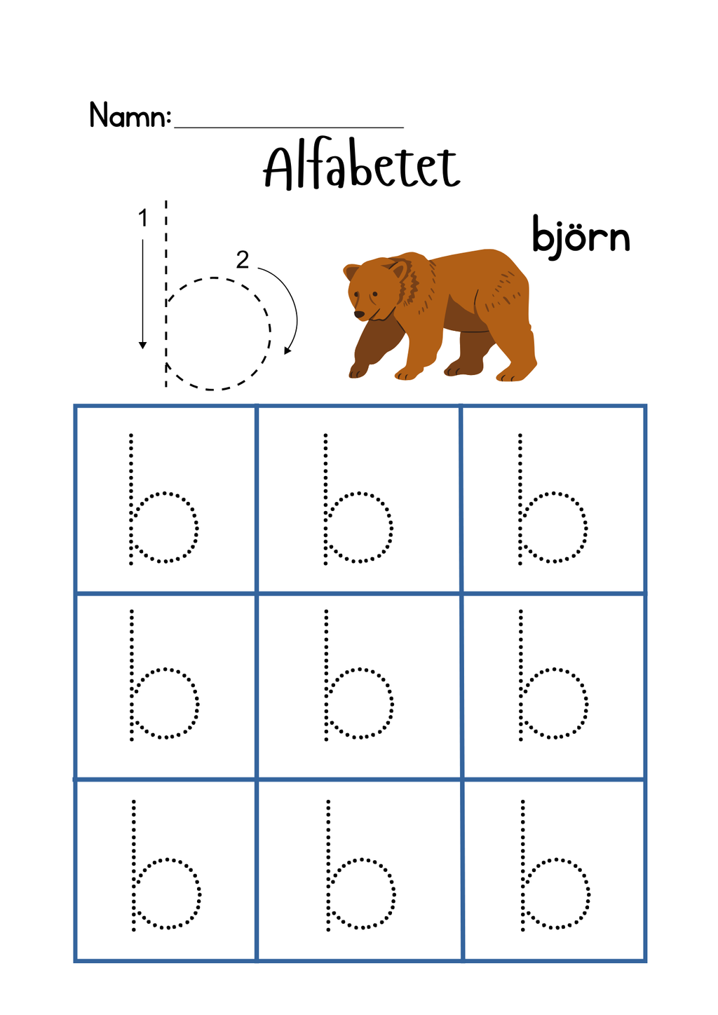 Alfabetet - Häfte - Hela alfabetet