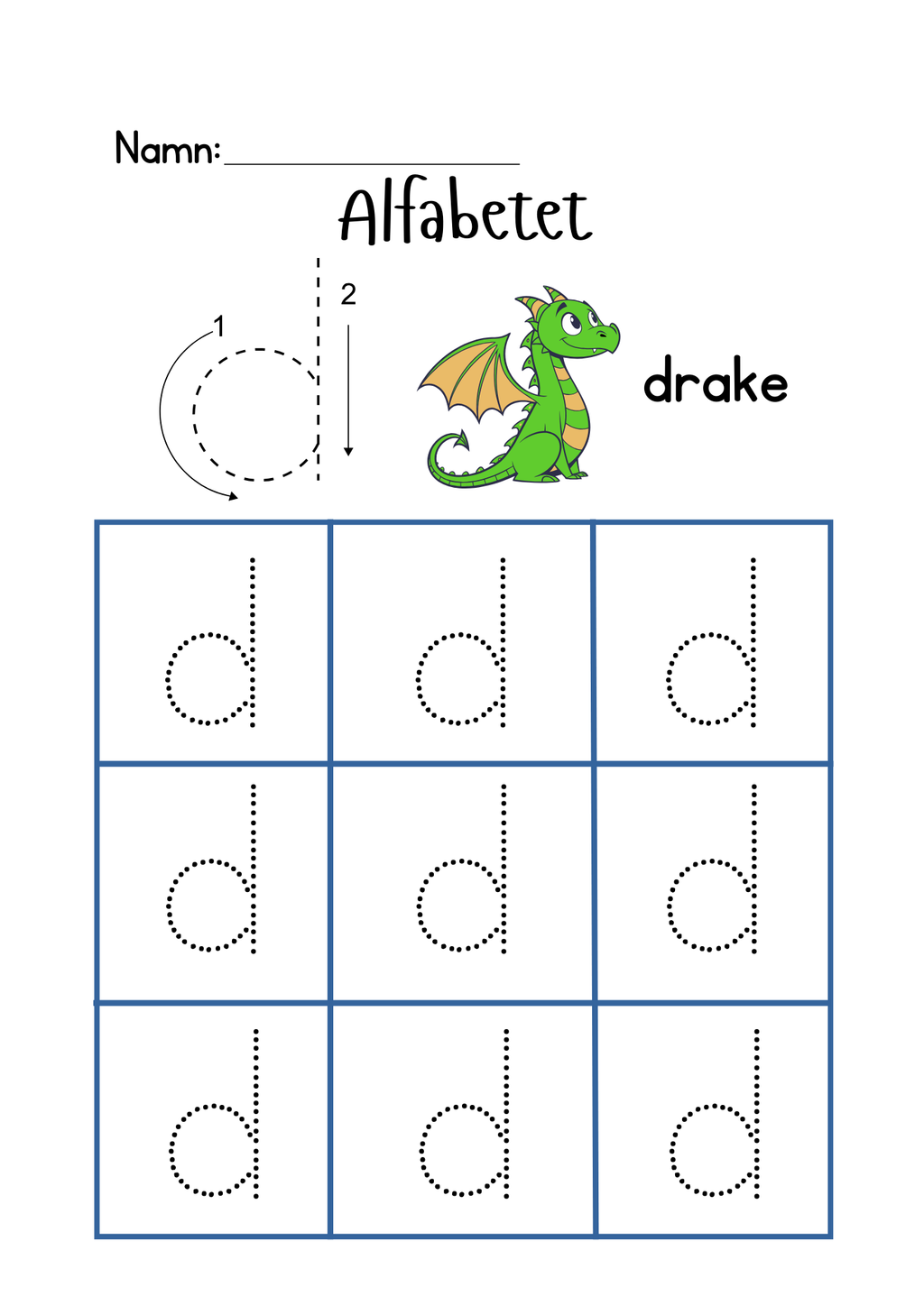 Alfabetet - Häfte - Hela alfabetet