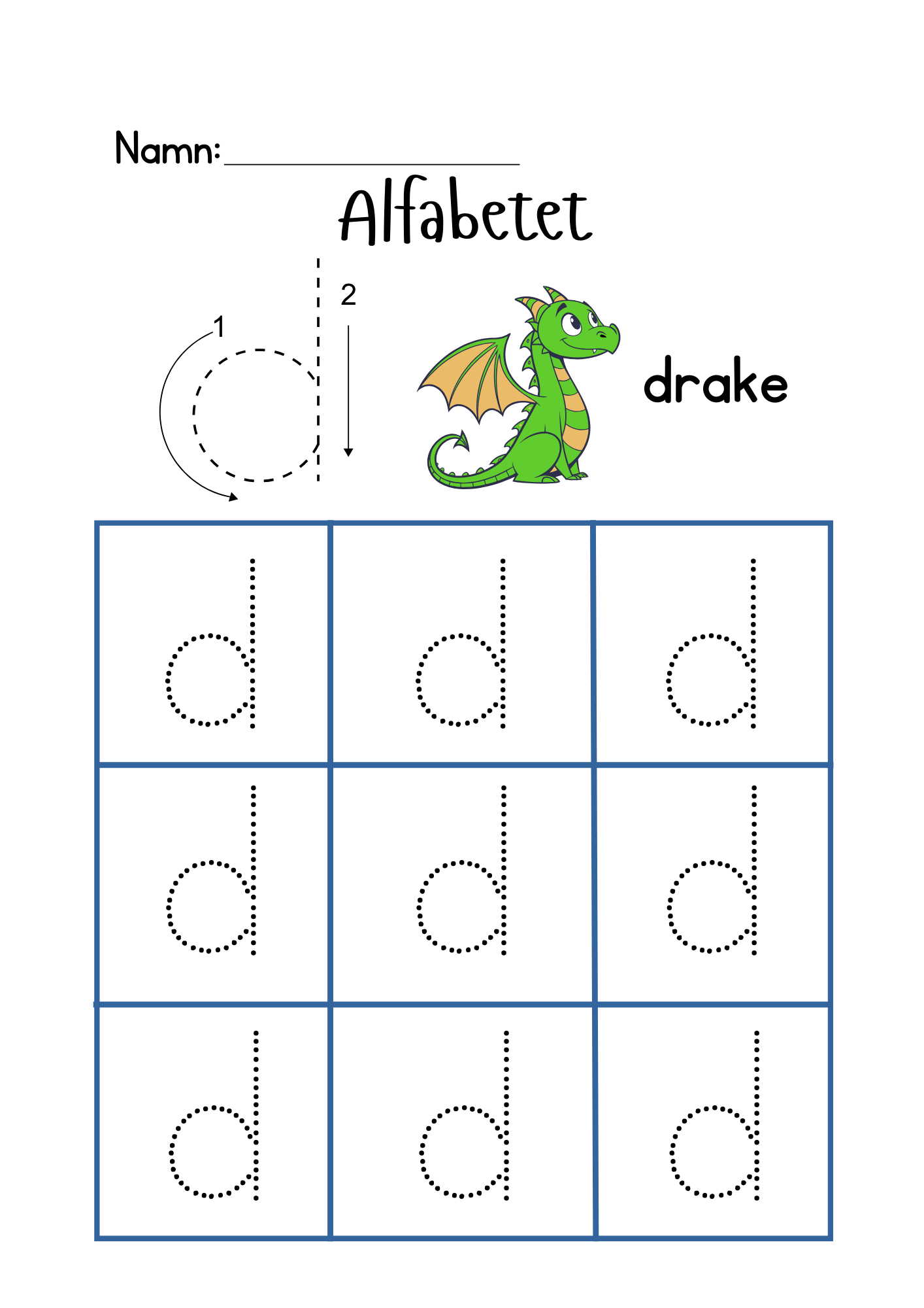 Alfabetet - Häfte - Hela alfabetet