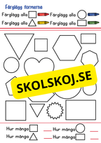 Enkla geometriska former - Fk - Åk 2