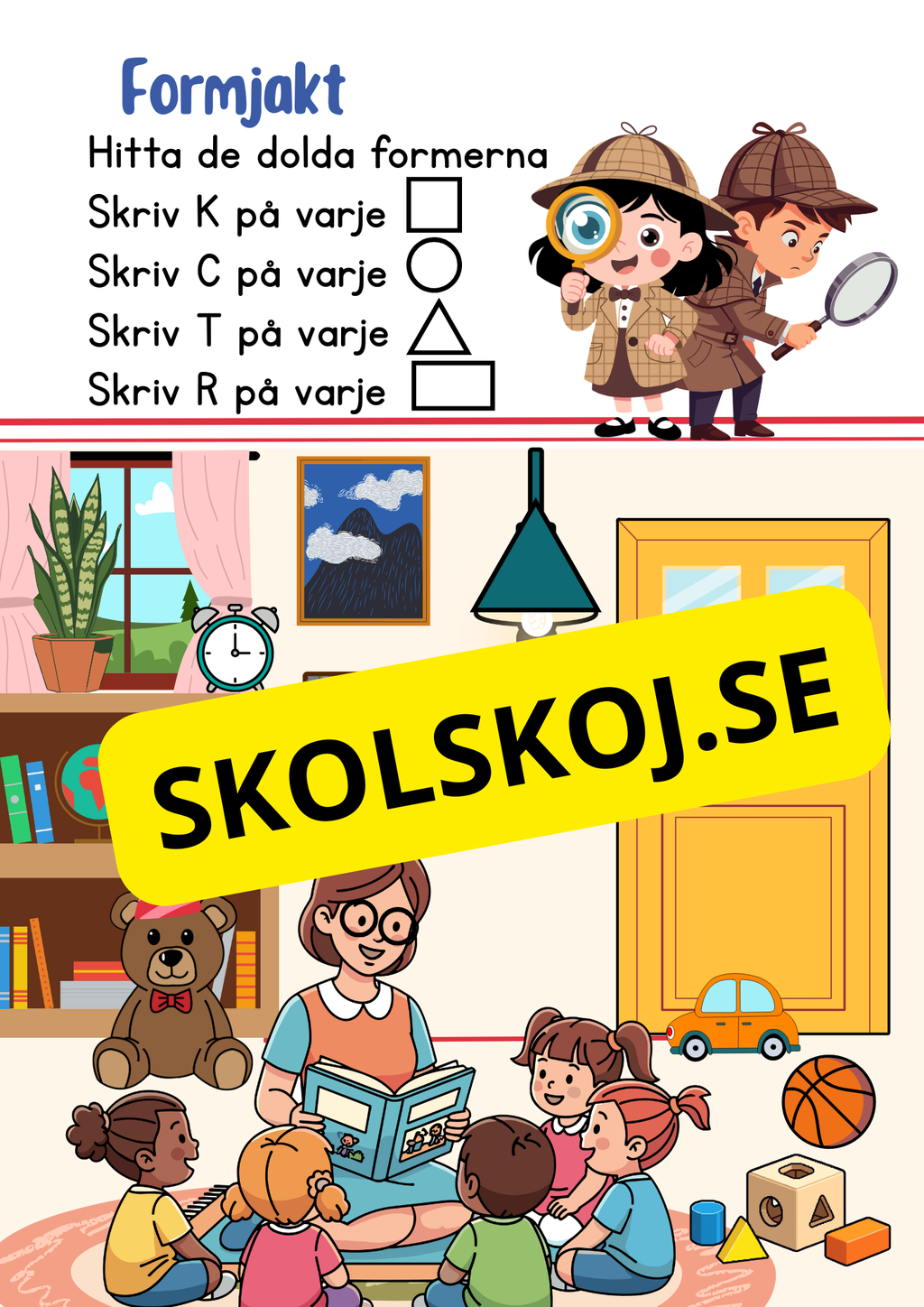 Enkla geometriska former - Fk - Åk 2