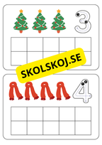 Juliga tio-rutor – Aktivitetskort