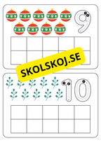 Juliga tio-rutor – Aktivitetskort