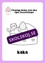 Alla hjärtans dag - Målarbok