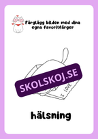 Alla hjärtans dag - Målarbok