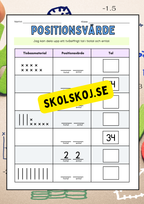 Positionsvärde - Häfte