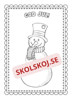 God jul - Målarbok