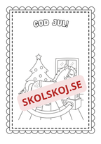 God jul - Målarbok