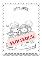 God jul - Målarbok