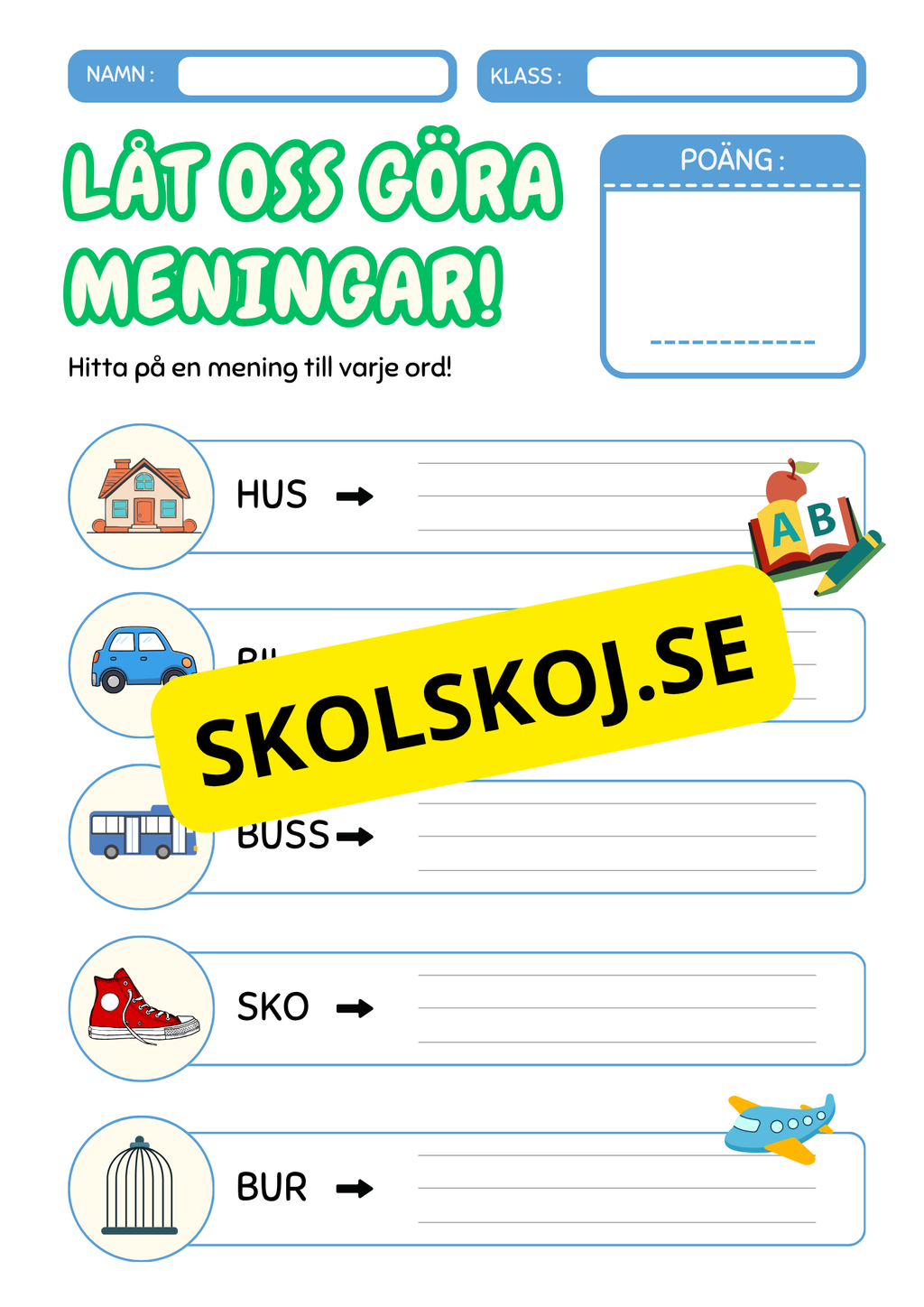 Låt oss göra meningar