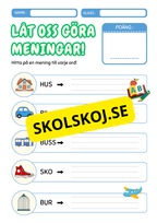 Låt oss göra meningar