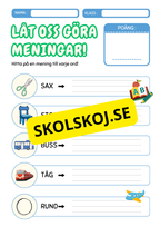 Låt oss göra meningar