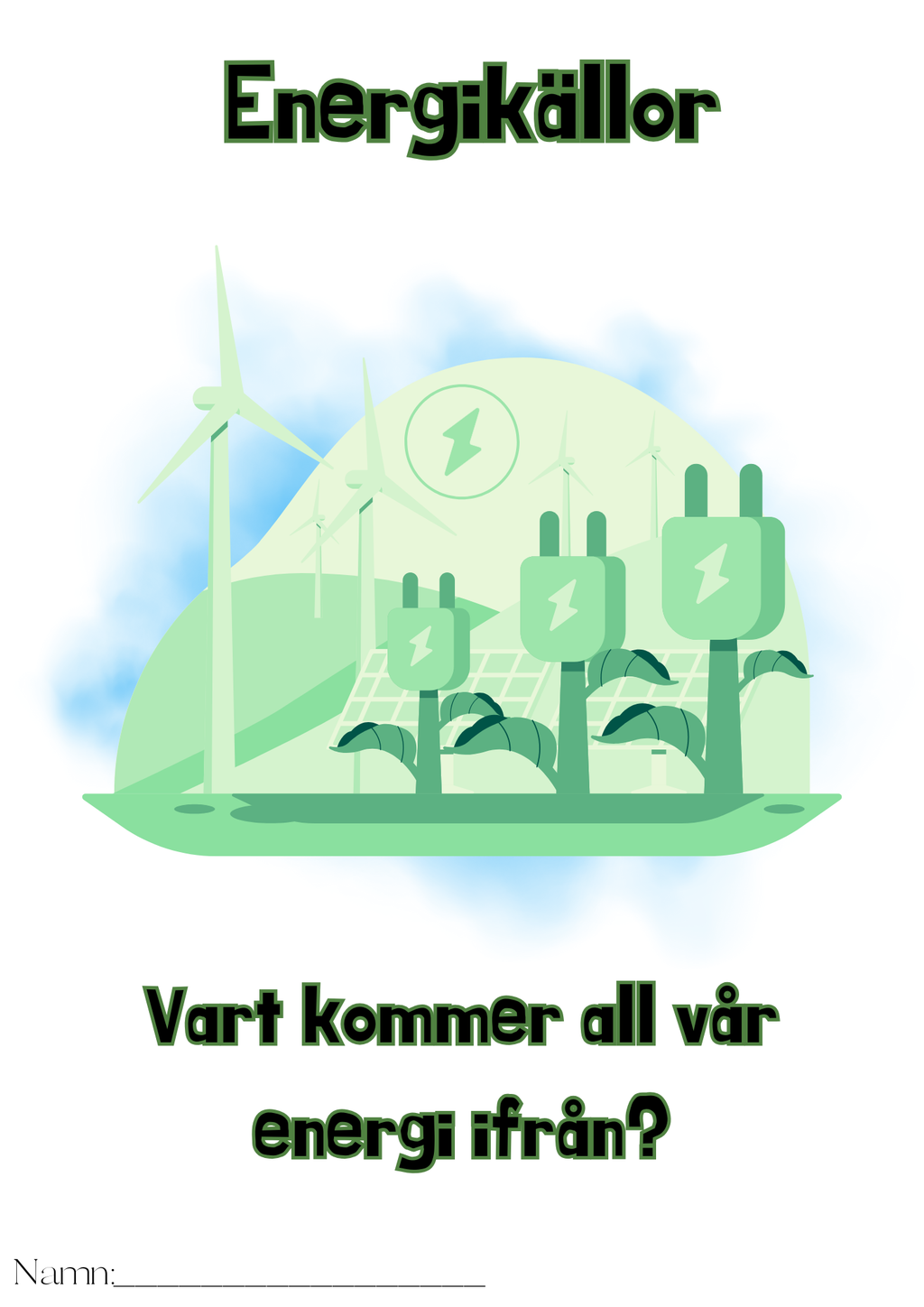Energikällor - Årskurs 4 - 6