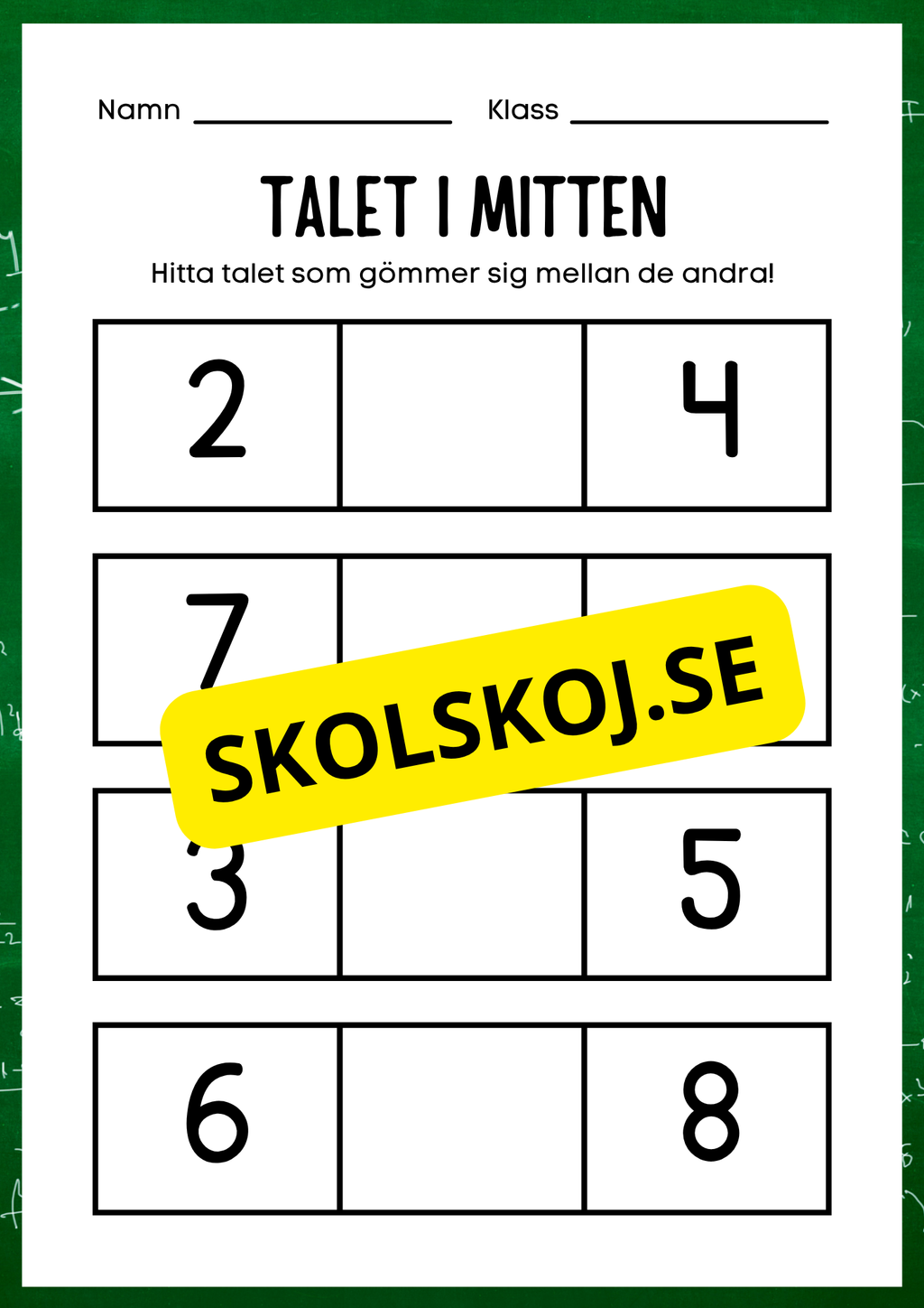 Talet i mitten