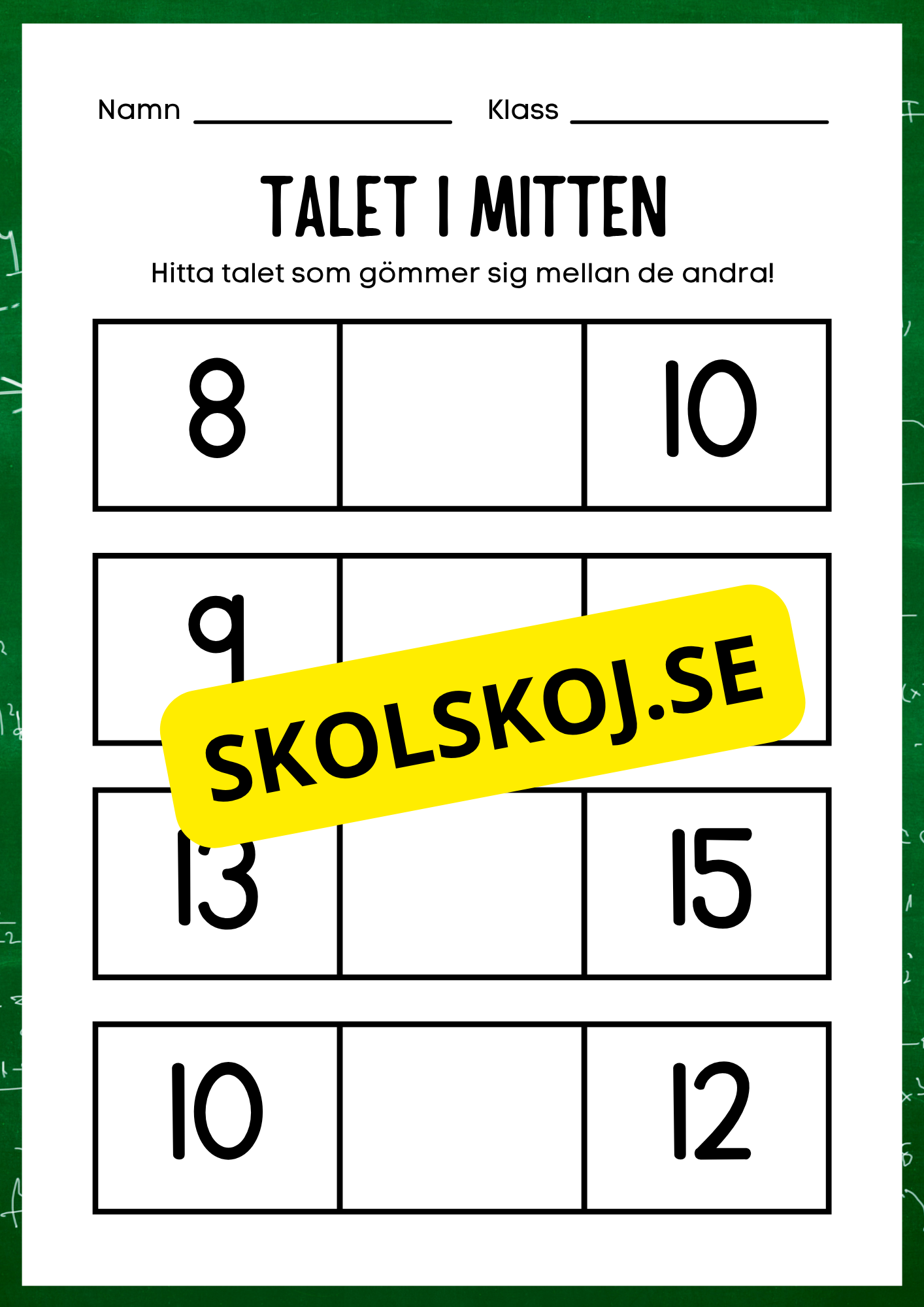 Talet i mitten
