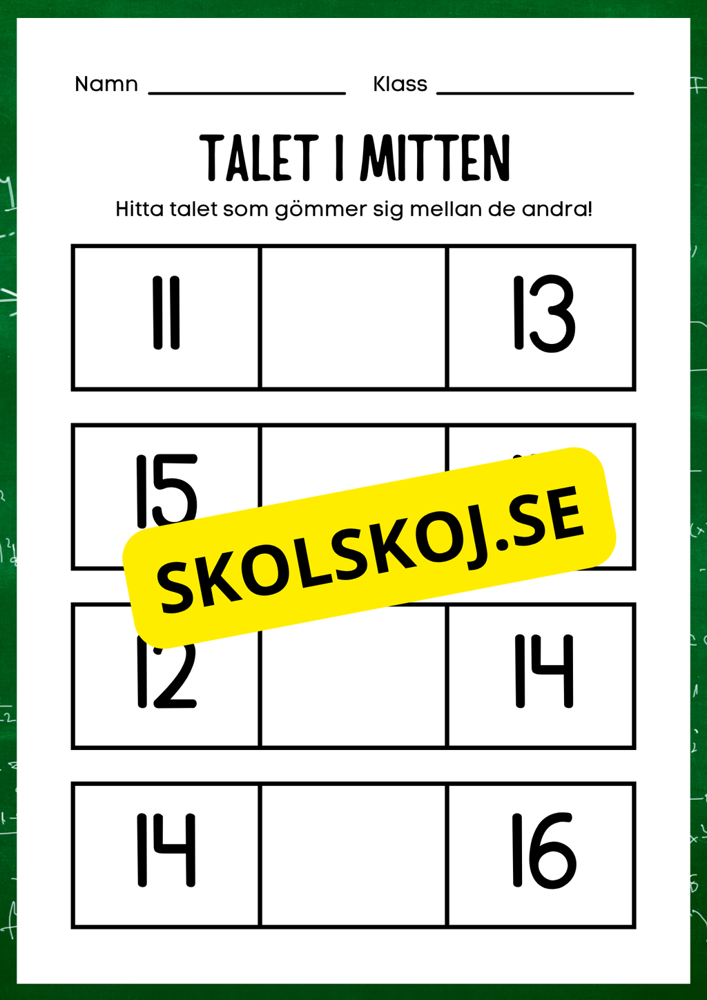 Talet i mitten