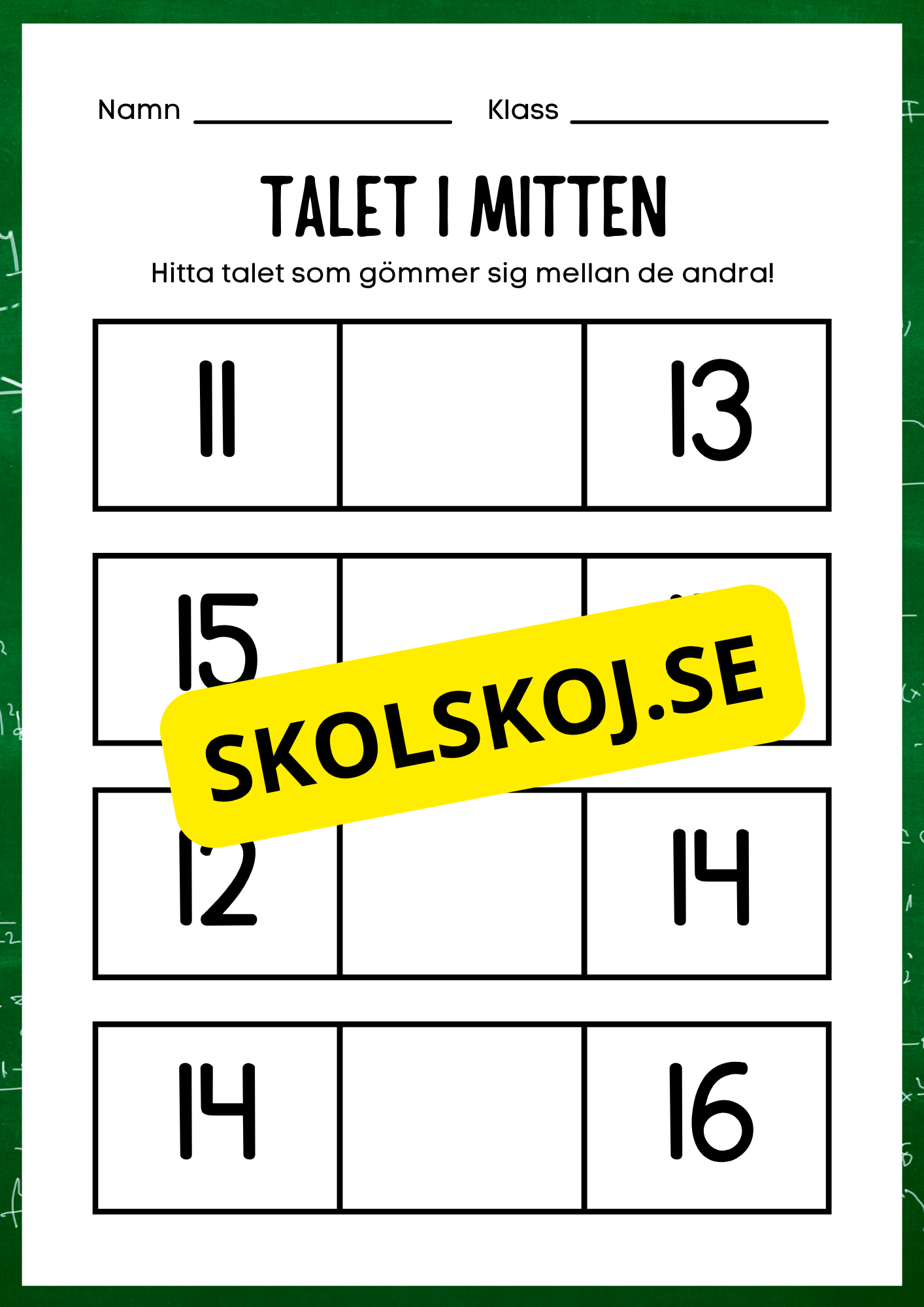Talet i mitten